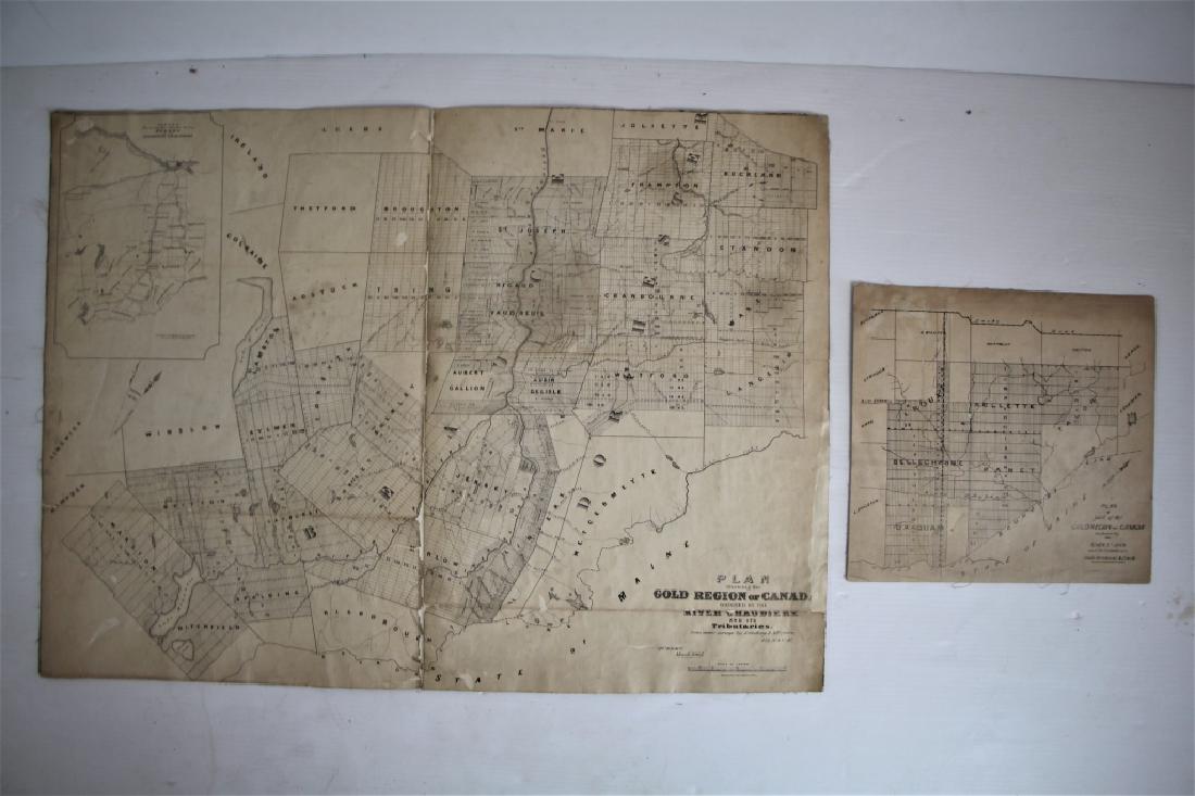 1865 GOLD REGION MAP OF CANADA (1 of 5)