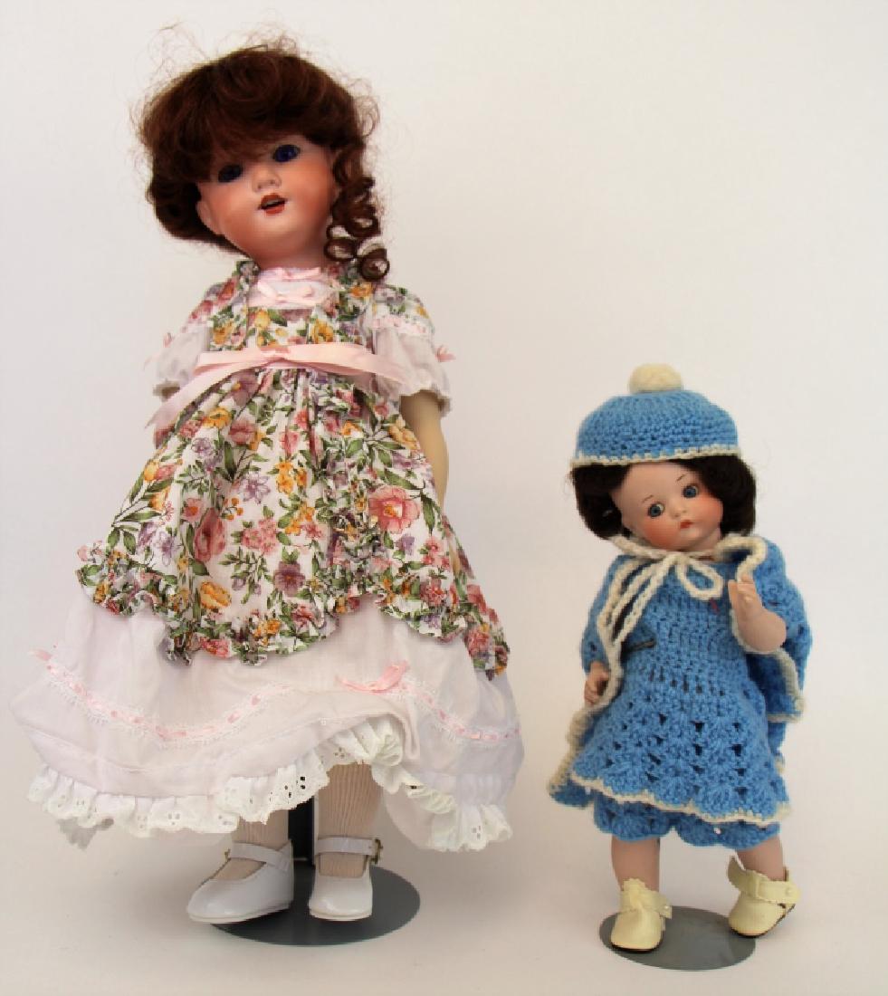 ARMAND MARSEILLE GERMAN DOLL AND MODERN DOLL (1 of 5)