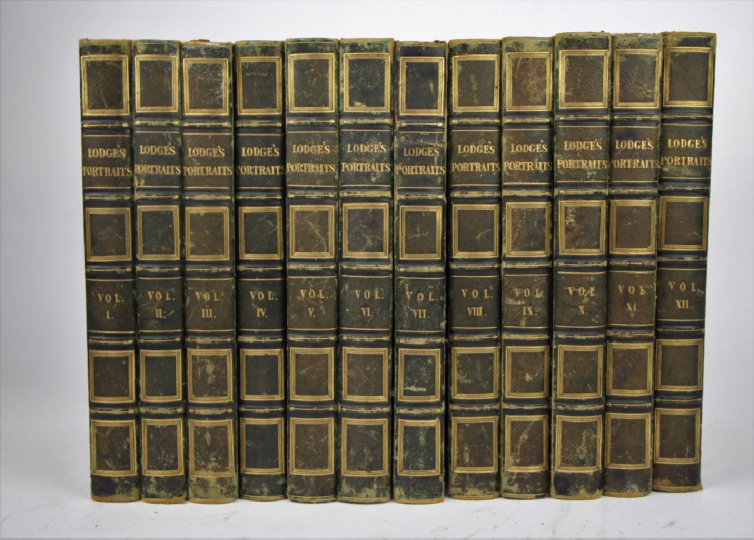 1835 LODGE'S PORTRAITS IN TWELVE VOLUME SET (1 of 10)