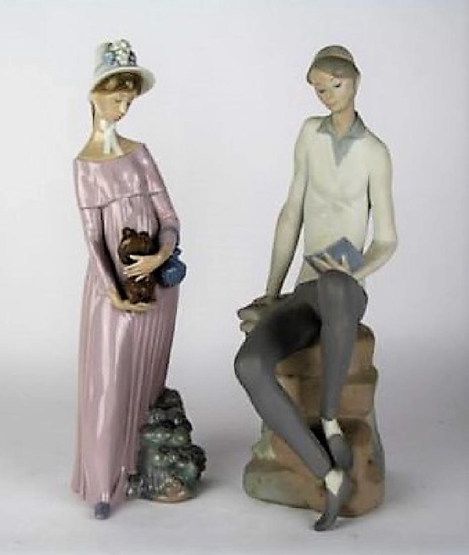 TWO LLADRO FIGURINES (1 of 4)