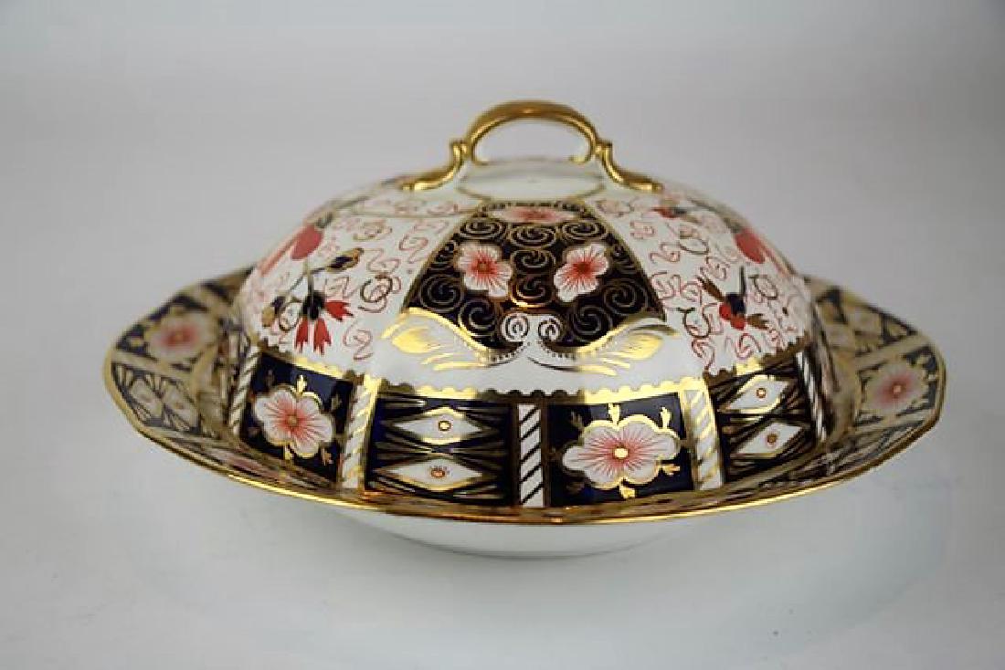 ROYAL CROWN DERBY IMARI PATTERN CHEESE DISH (1 of 5)