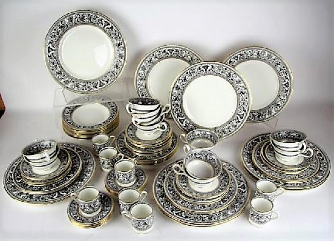 WEDGWOOD DINNER SET IN "FLORENTINE" PATTERN (1 of 4)