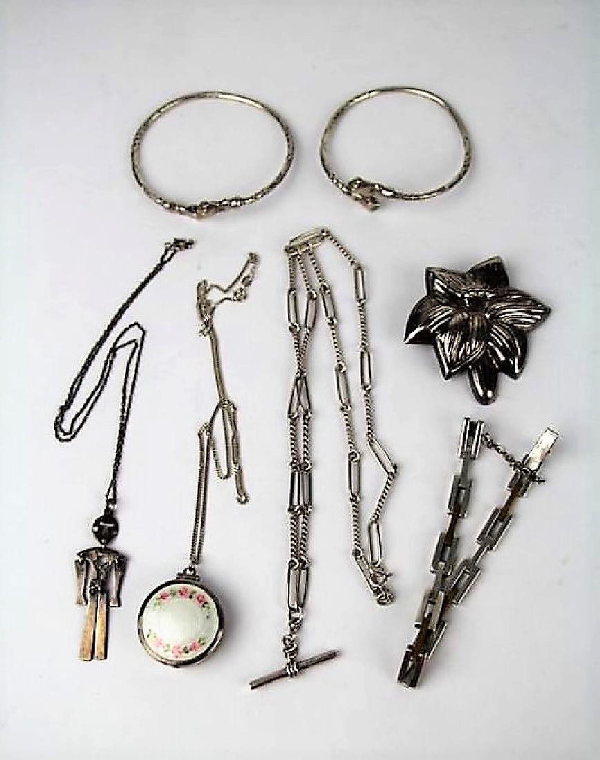 LOT OF STERLING JEWELRY (1 of 8)