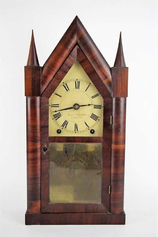 BREWSTER & INGRAHAM STEEPLE CLOCK