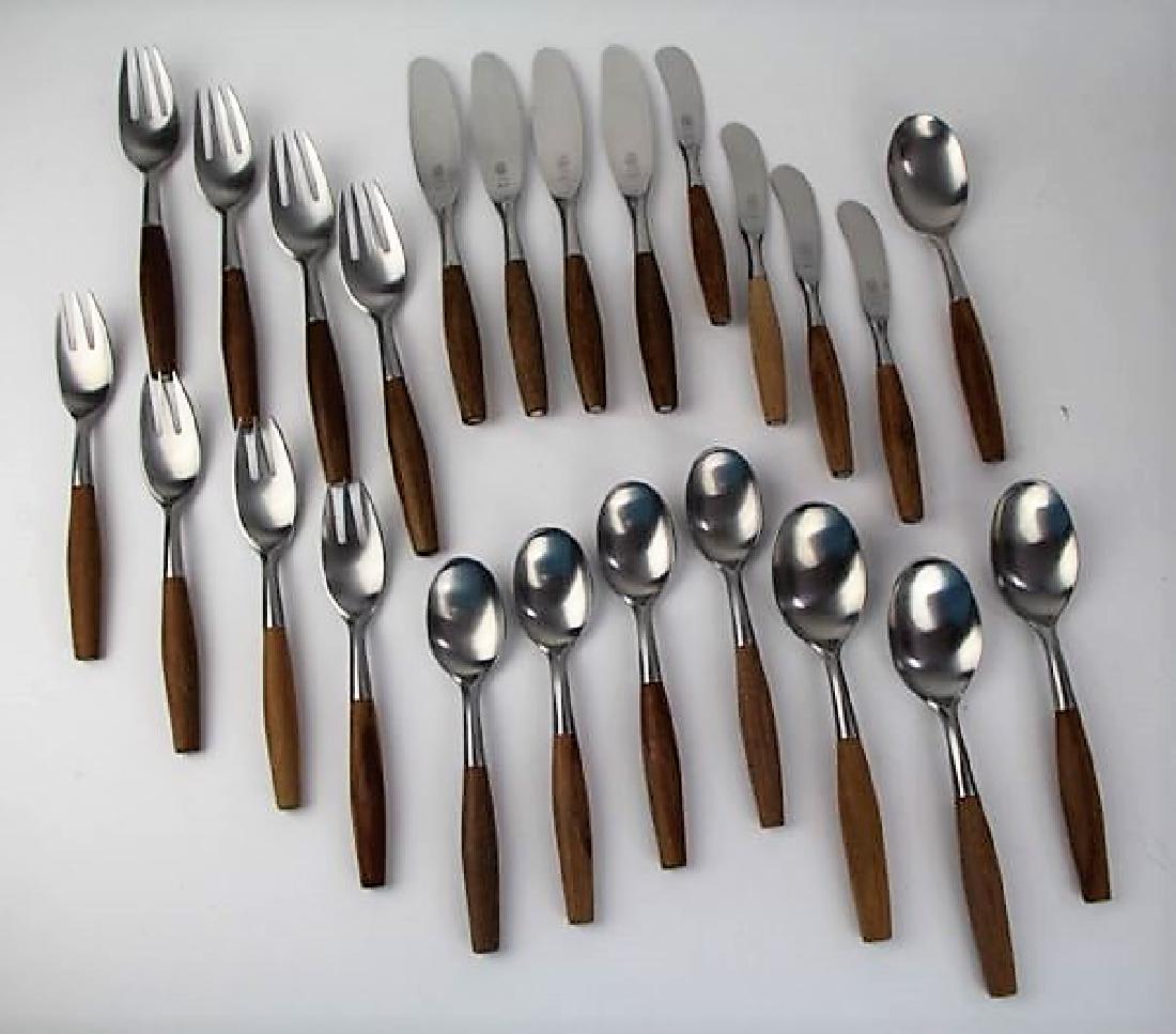 TWENTY FOUR PIECE DANSK FLATWARE SET (1 of 4)