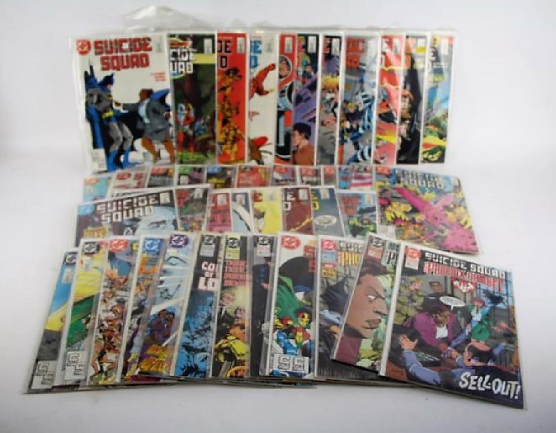 LOT OF FORTY-TWO SUICIDE SQUAD COMICS. (1 of 7)
