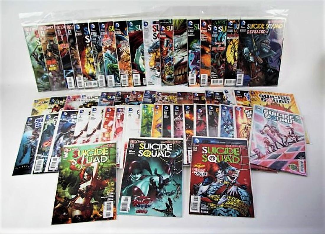 LOT OF FIFTY THREE SUICIDE SQUAD COMICS (1 of 4)