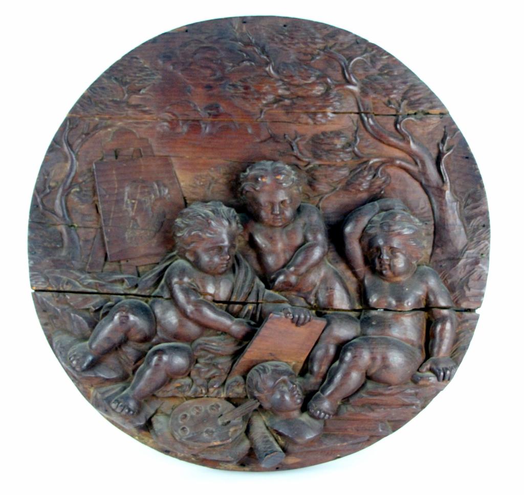 ORNATELY CARVED PLAQUE (1 of 10)