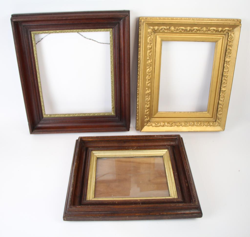 THREE ANTIQUE FRAMES (1 of 5)