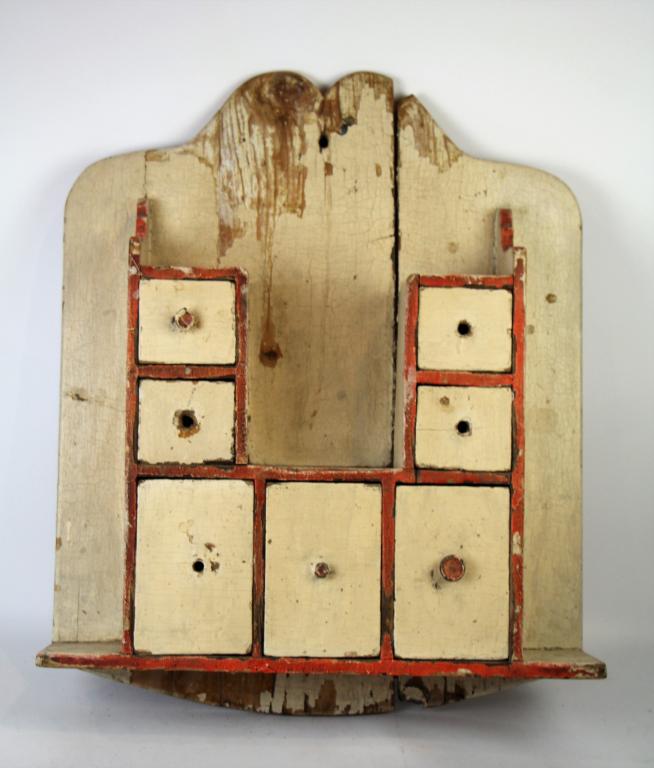 19TH C. WALL CABINET (1 of 8)