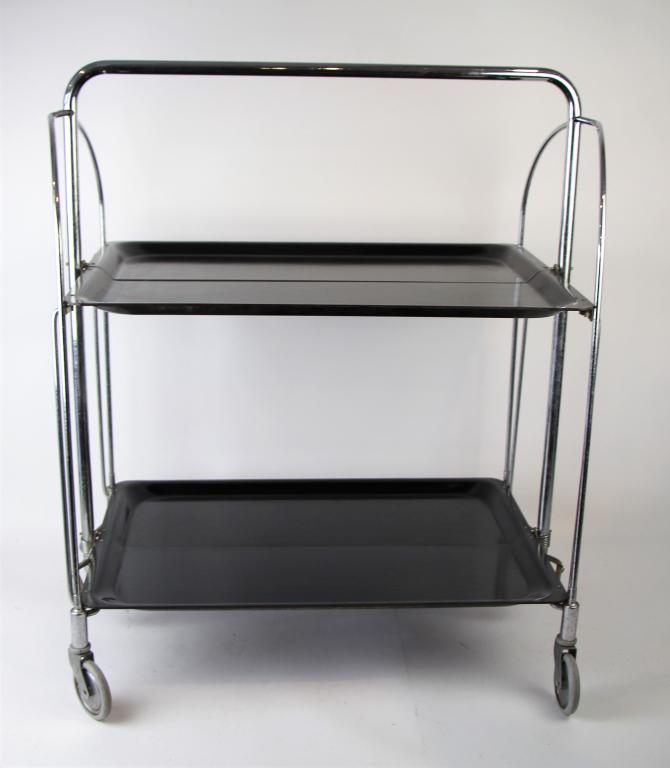 MID-CENTURY FOLDING DRINK CART (1 of 8)