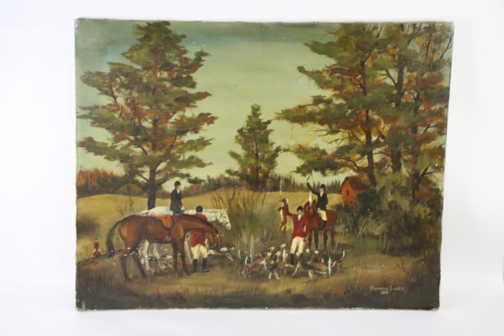 OIL ON CANVAS PAINTING BY NORMAN ELDER (1 of 7)