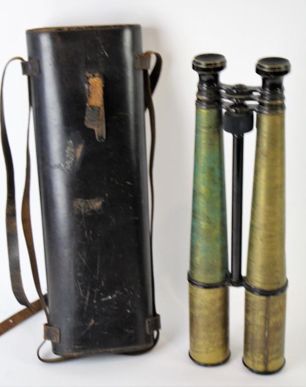 PAIR OF FRENCH NAVEL BINOCULARS (1 of 10)
