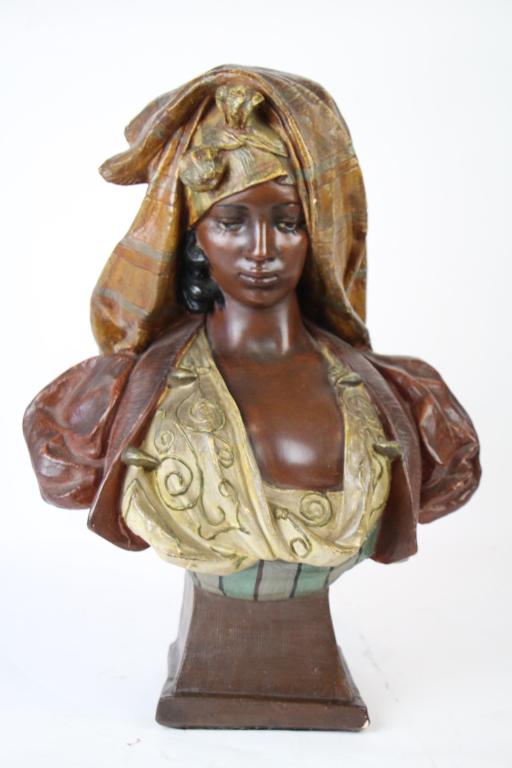 LARGE PLASTER BUST (1 of 11)