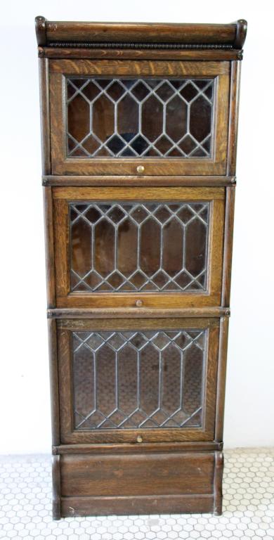 RARE MACEY OAK STACKING BOOKCASE (1 of 10)