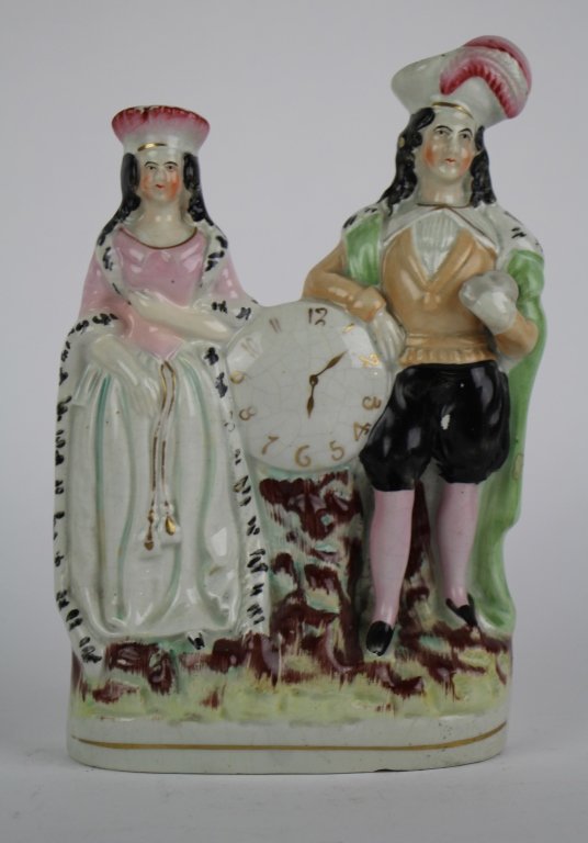 19TH C. LADY MACBETH & HAMLET STAFFORDSHIRE FIGURE (1 of 3)