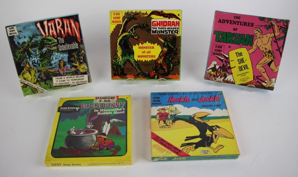 FIVE VINTAGE 8MM MOVIES (1 of 2)