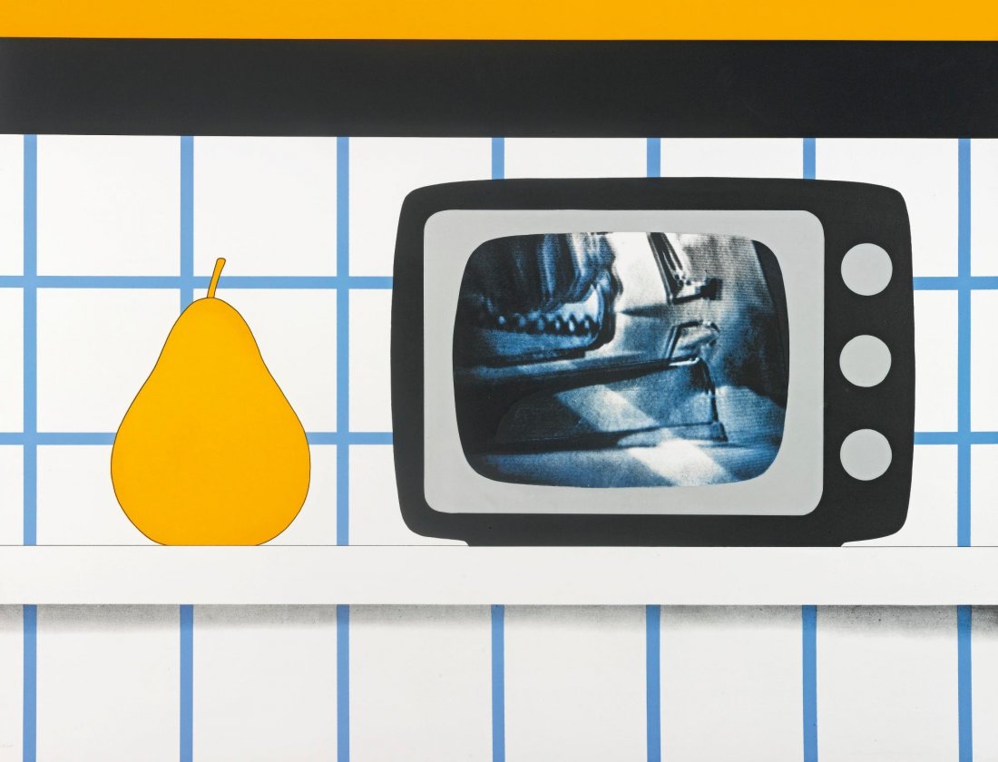 TOM WESSELMANN - Custom Print III (from 11 Pop Artists): ADDITIONAL INFORMATION: TV Still Life, from the portfolio 11 Pop Artists, Volume III 1965 Tom Wesselmann Born: Cincinnati, Ohio 1931 Died: New York, New York 2004 screenprint 29 x 38 in. (73.7 x 96.5