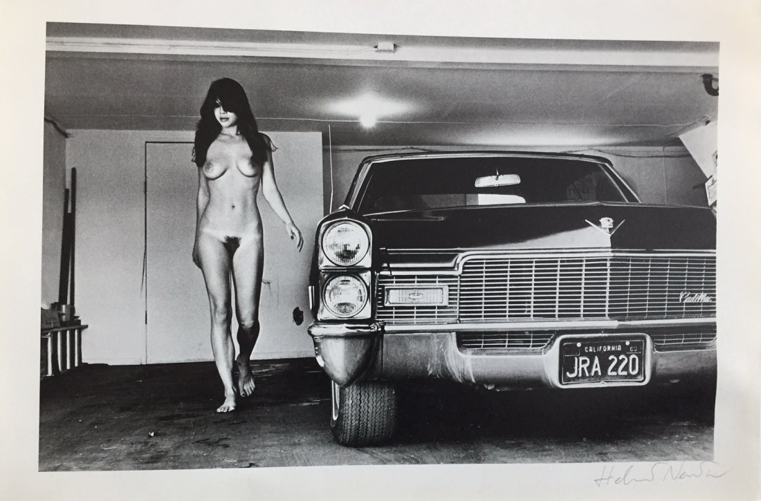 HELMUT NEWTON - Hollywood: Helmut Newton (German/Australian, 1920-2004). "Hollywood". Original vintage photolithograph. 1976. Printed 1979. Signed in pencil, lower right; identified as to title and date, verso. Edition unknown,