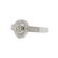 Ladies Gorgeous 10K White Gold Round Diamond Cocktail