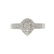 Ladies Gorgeous 10K White Gold Round Diamond Cocktail - 2