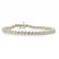 Vintage Estate Ladies 14K White Gold Diamond Tennis