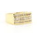 Vintage Classic Estate 14K Yellow Gold Men's Diamond - 2