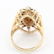 Fine Vintage Estate 14K Yellow Gold Diamond Blue - 5