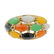Vintage Estate 14K Yellow Gold Fancy Multi Color Jade - 2