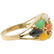 Vintage Estate 14K Yellow Gold Fancy Multi Color Jade - 4