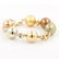 Vintage Estate Ladies 14K White Yellow Rose Gold