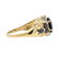 Estate Vintage Ladies 10K Yellow Gold Sapphire Diamond - 4