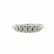 Vintage Estate 14K White Gold Diamond 0.60CTW