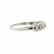 Vintage Estate 14K White Gold Diamond 0.60CTW - 4