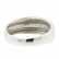 Estate Men's 10K White Gold Diamond 0.21CTW Wedding - 5