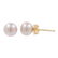 Vintage Estate 14K Yellow Gold Cultured Lilac Pearl