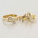 Charming Ladies Vintage 14K Yellow Gold Diamond 0.24CTW