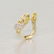 Charming Ladies Vintage 14K Yellow Gold Diamond 0.24CTW - 3