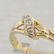 Charming Ladies Vintage 14K Yellow Gold Diamond 0.24CTW - 6