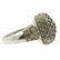 Estate Ladies 925 Silver Marcasite Zirconia Right Hand - 4