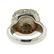 Estate Ladies 925 Silver Marcasite Zirconia Right Hand - 5