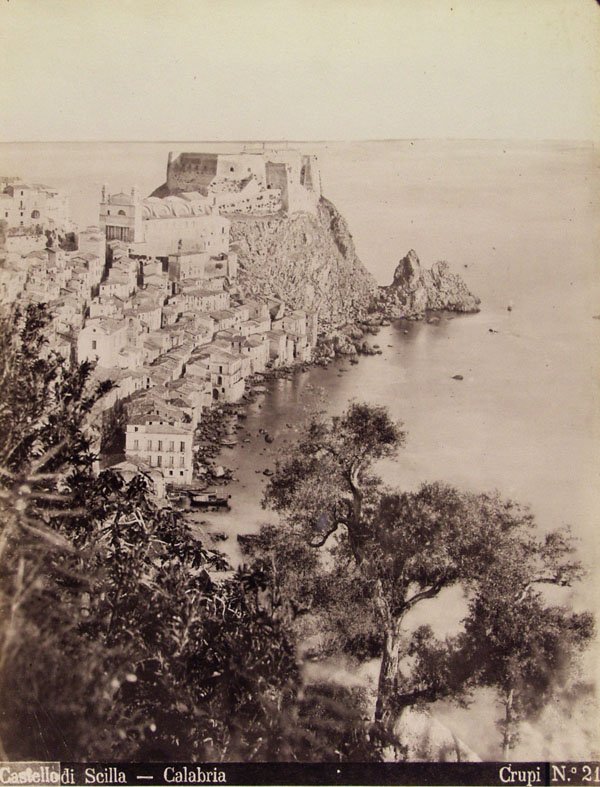 F. CRUPI (Italian) Vintage albumen print