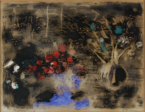 EVELYN M. COHEN (American) Stencil print