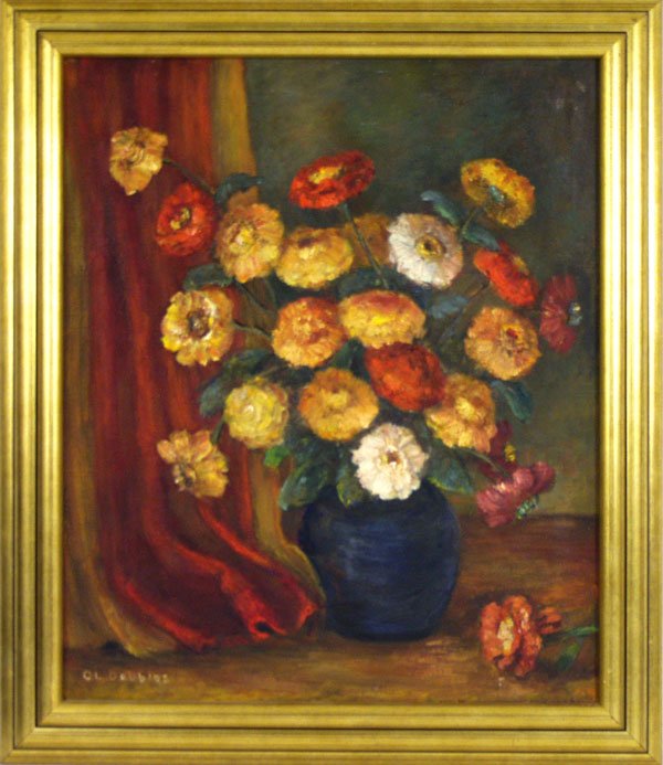 CLAUDIA L. DOBBINS (American) Oil on canvas