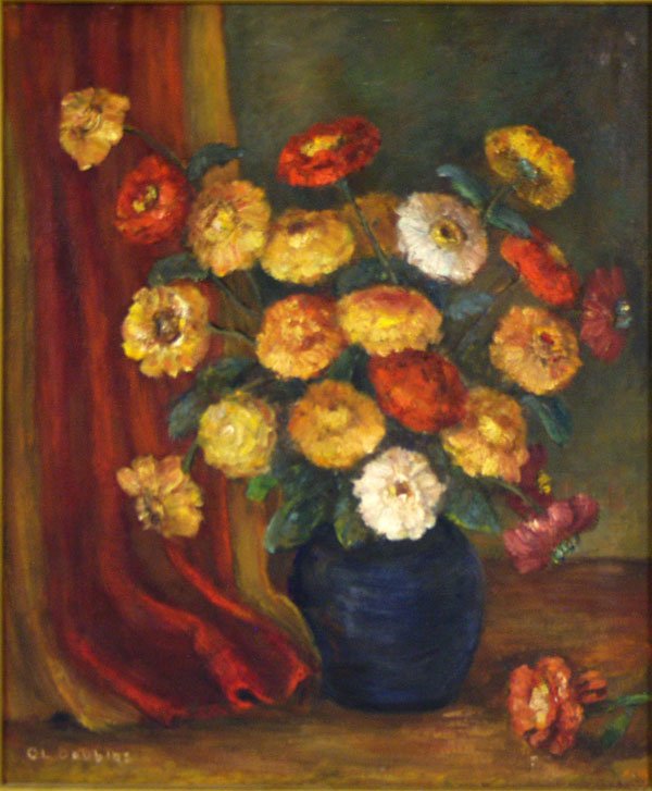 CLAUDIA L. DOBBINS (American) Oil on canvas - 2