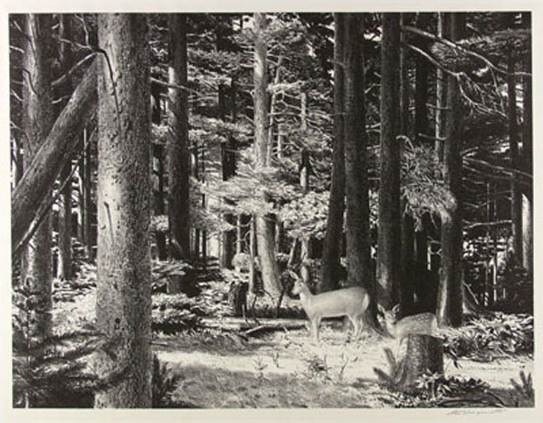 STOW WENGENROTH (American) Lithograph