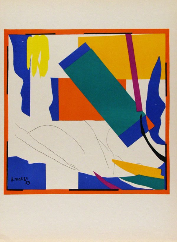 HENRI MATISSE (French) Color lithograph