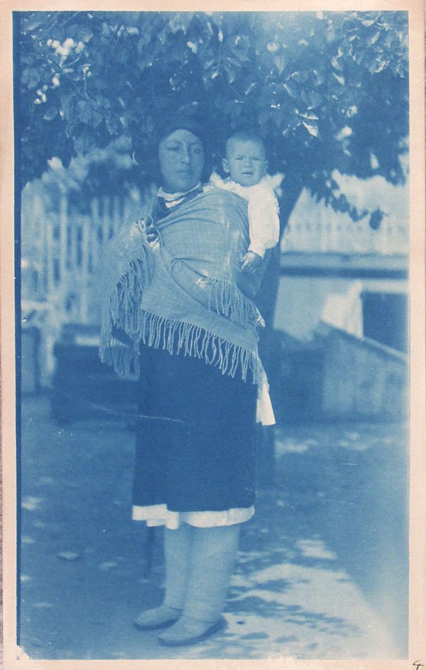 CHARLES LUMMIS (American) Cyanotype