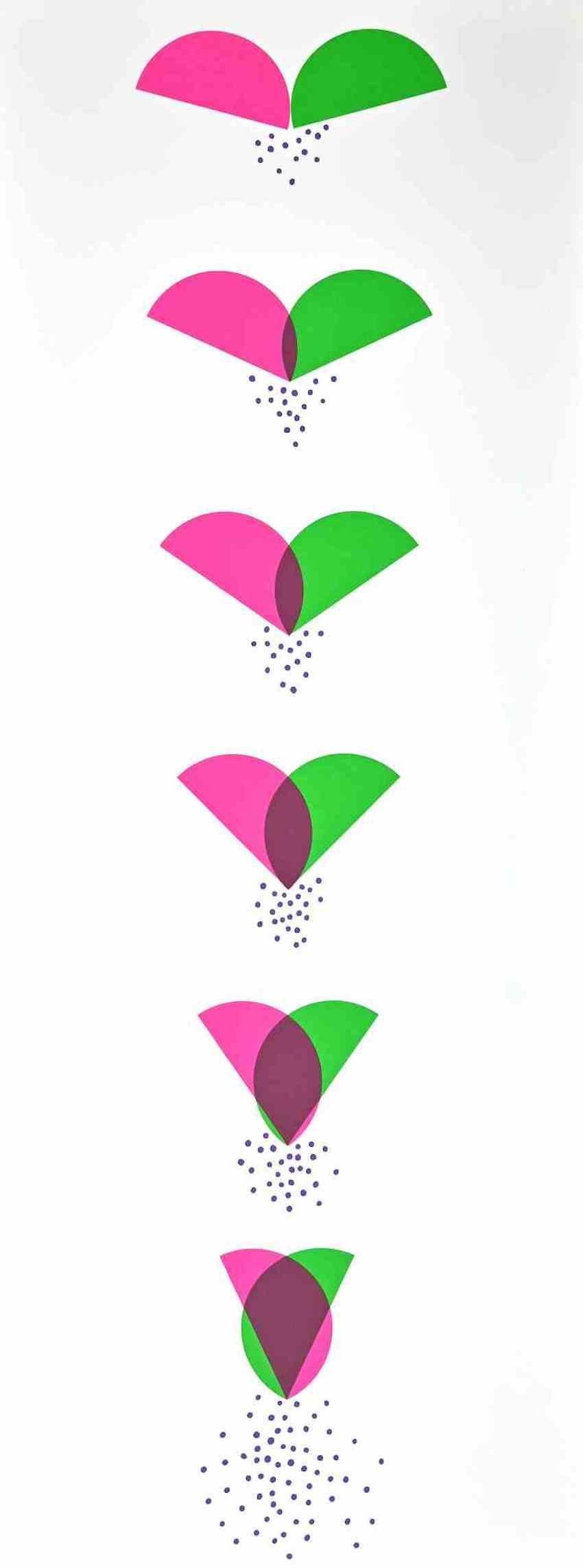 Bruno Munari, Continuity, Screen Print, 1980s: Continuity is an original Screen Print on paper realized by Bruno Munari in 1980s. Very good condition on a white cardboard. No signature nor edition number. Bruno Munari (October 24, 1907 in Milan &#