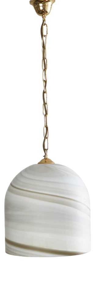 Carrara Pendant Light from Peill & Putzler, 1960s: Country of Manufacture: Germany Design Period: 1970 to 1979 Production Period: Unknown Additional Condition Information: A small internal chip at the bottom edge Detailed Condition: Good — This